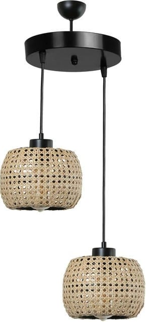 Llambë tavani me dy kupola rattan, Opviq, Tıger 2 Li Tepsili