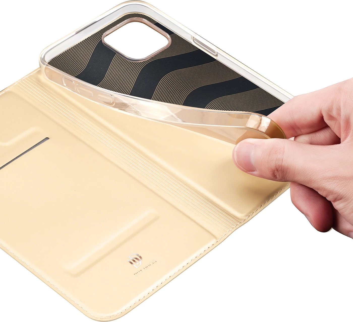 Mbështjellës Dux Ducis Skin Pro për iPhone 14 Plus, gold Mbështjellës Dux Ducis Skin Pro për iPhone 14 Plus, gold