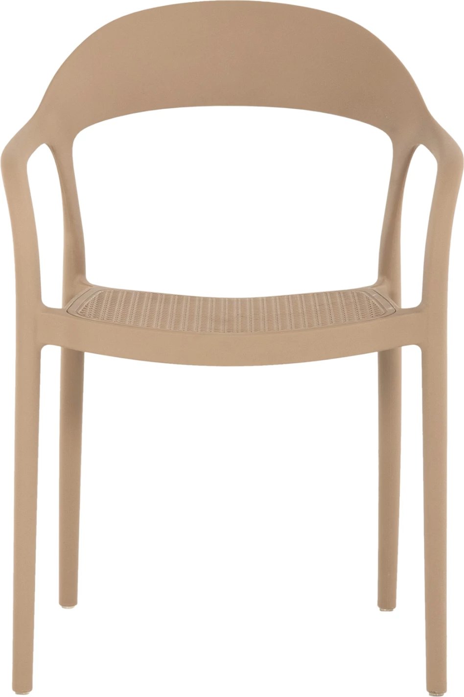 Karrige e qëndrueshme CLEO polipropileni FH5935.03 kapuçino 57x53x81Hcm