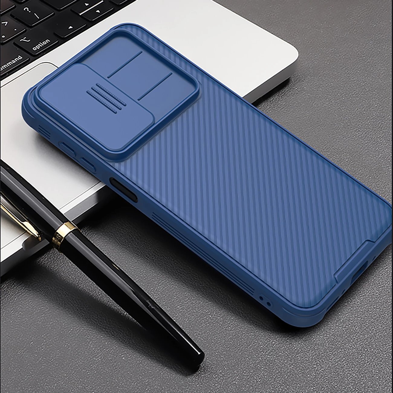 Mbështjellës Nillkin CamShield Pro për Samsung Galaxy A26 5G, Kaltër