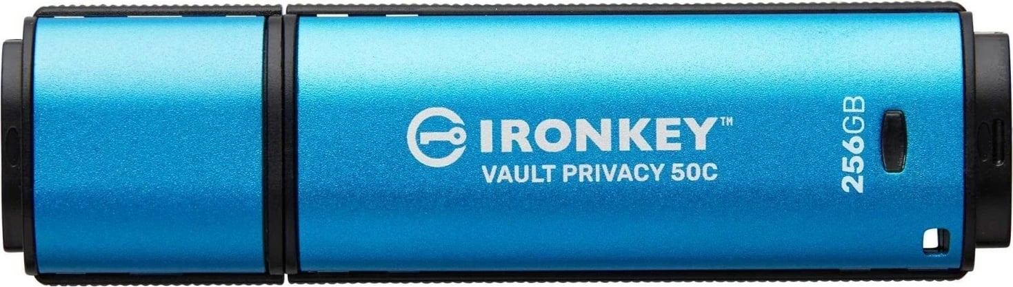 USB flash Kingston IronKey Vault Privacy 50C 256GB USB-C, kaltër