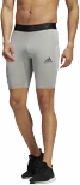Pantallona sportive të shkurtra për meshkuj adidas, ngjyrë gri