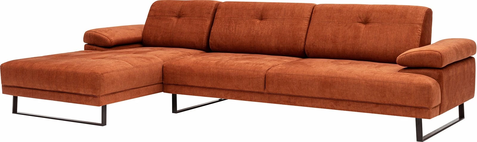 Këndare Atelier del Sofa Mustang, e madhe, kënd i majtë, portokalli