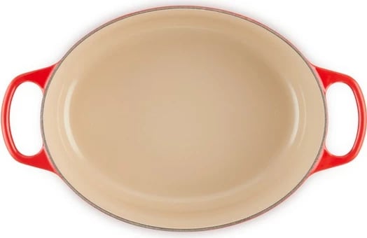 Tenxhere Le Creuset 21178290602430, 4.7L, ovale, gize, cherry red