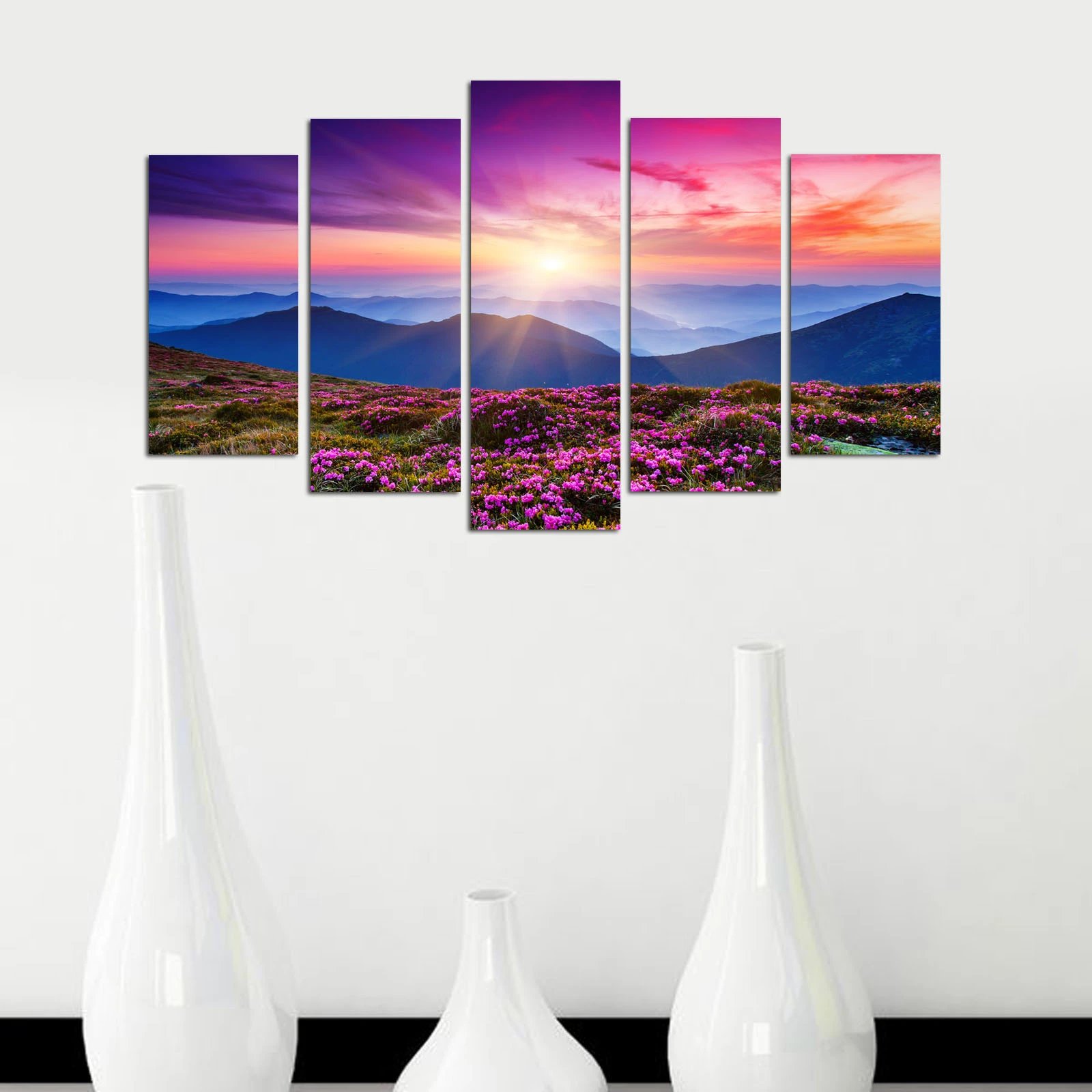 Pikturë dekorative MDF, 5 pjesë, Wallity, 5M-39