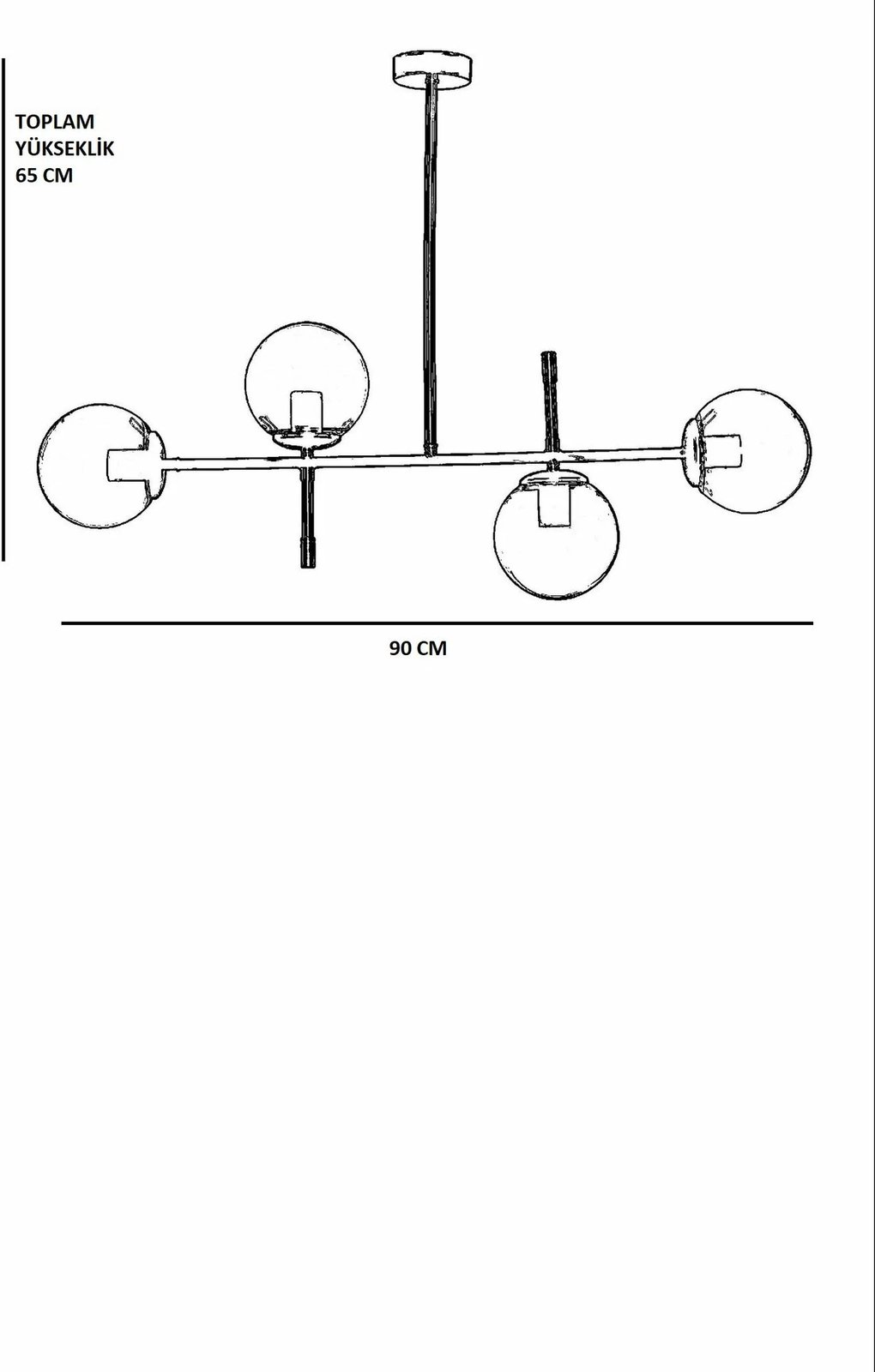Llambë tavani Opviq, 8990-2, metal dhe xham, e bardhë