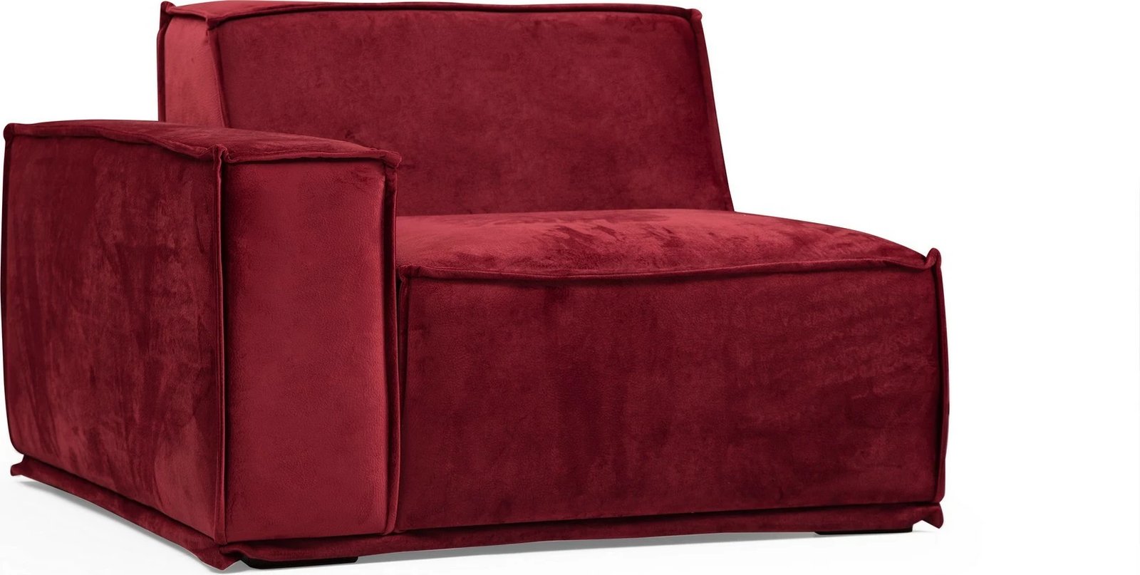 Kënd-sofë Atelier del Sofa, Lego Corner 9, ngjyrë burgundy, 300x170cm