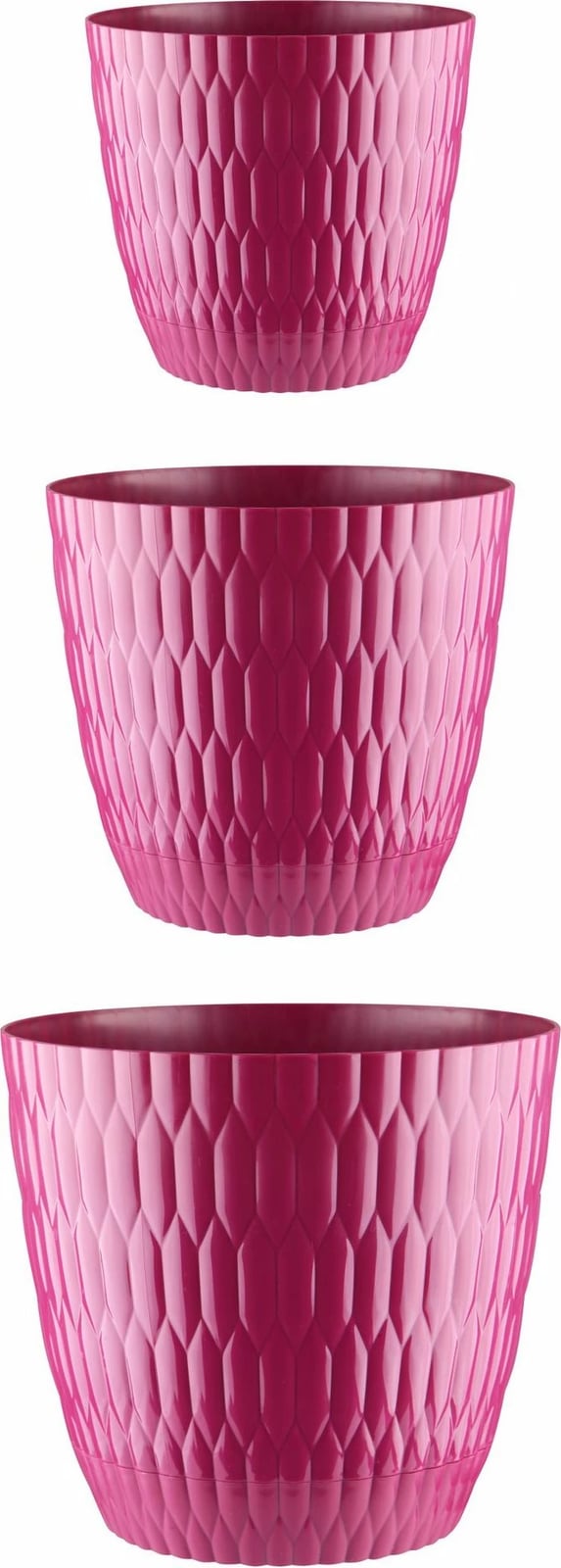 Set vazo plastike, ngjyrë vjollcë, Evila Originals, DSNSKS-3-1