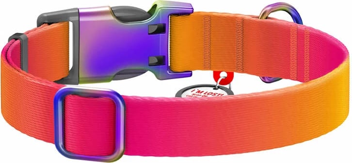 Qafore qeni Waudog 46524, rPET, 25-35 cm, 15 mm, portokalli