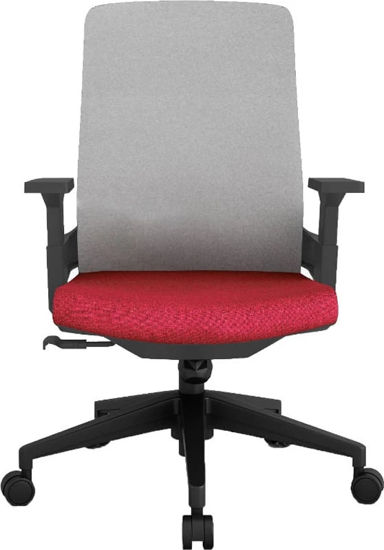 Karrige zyre Bold, ngjyrë gri e errët-bordeaux, 60x63x108cm