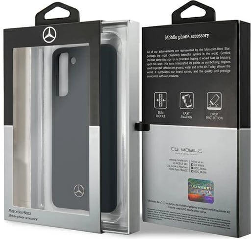 Mbështjellës Mercedes MEHCS21SSILNA Silicone Line për Samsung Galaxy S21, Blu