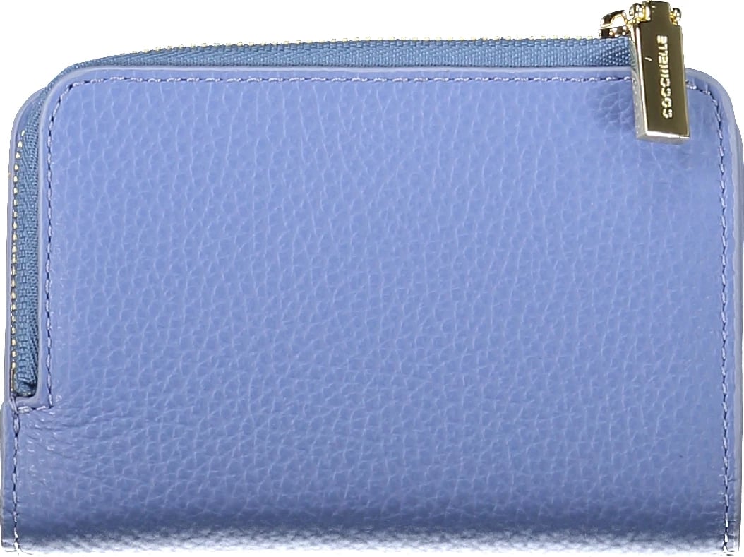 Portofol për femra COCCINELLE Metallic Soft, kaltër e çelët