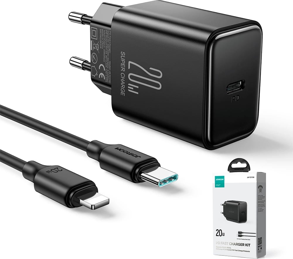 Karikues muri Joyroom JR-TCF06, USB-C, 20W, i zi