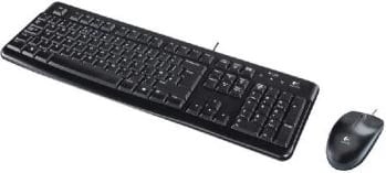 Komplet maus dhe tastierë Logitech MK120 / 920-002540, GER-layout, me kabllo USB, e zezë