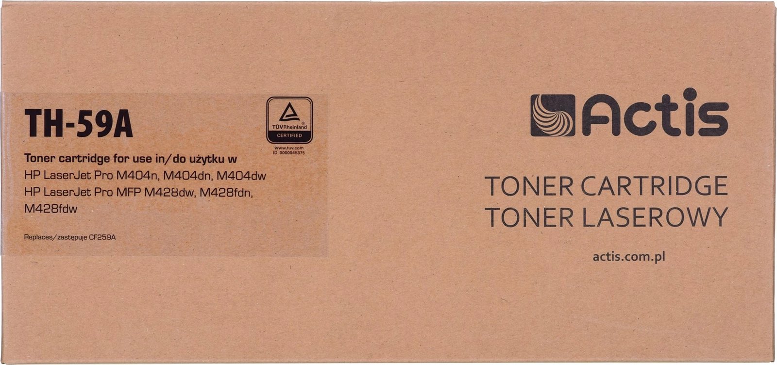 Toner zëvendësues Actis TH-59A për printer HP CF259A, Supreme, i zi Toner zëvendësues Actis TH-59A për printer HP CF259A, Supreme, i zi