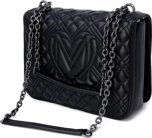 Çantë krahu për femra Love Moschino, e zezë