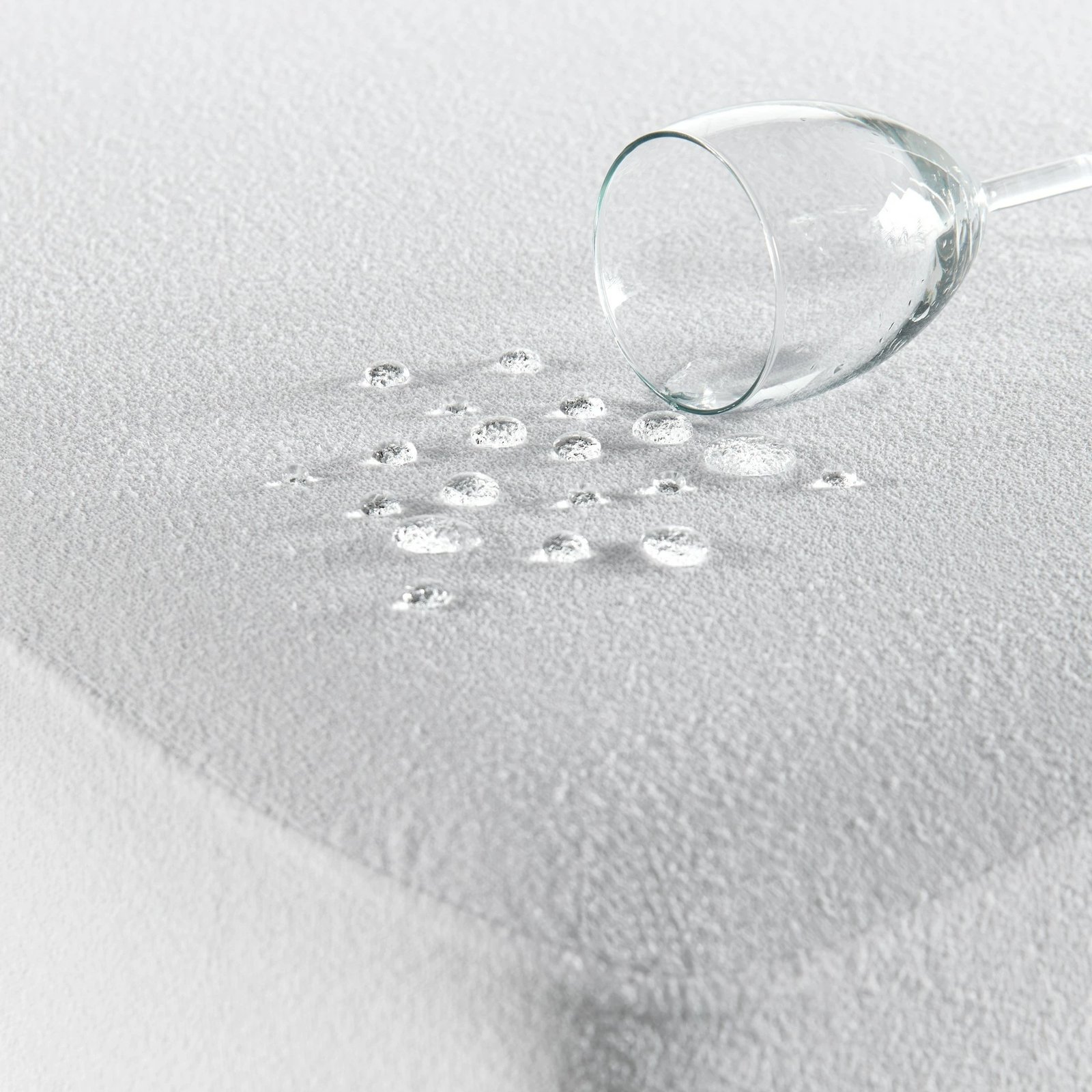 Mbulesë mbrojtëse për shtrat teke, pambuk, e bardhë, L'Essentiel Linge de Maison, 90x200cm