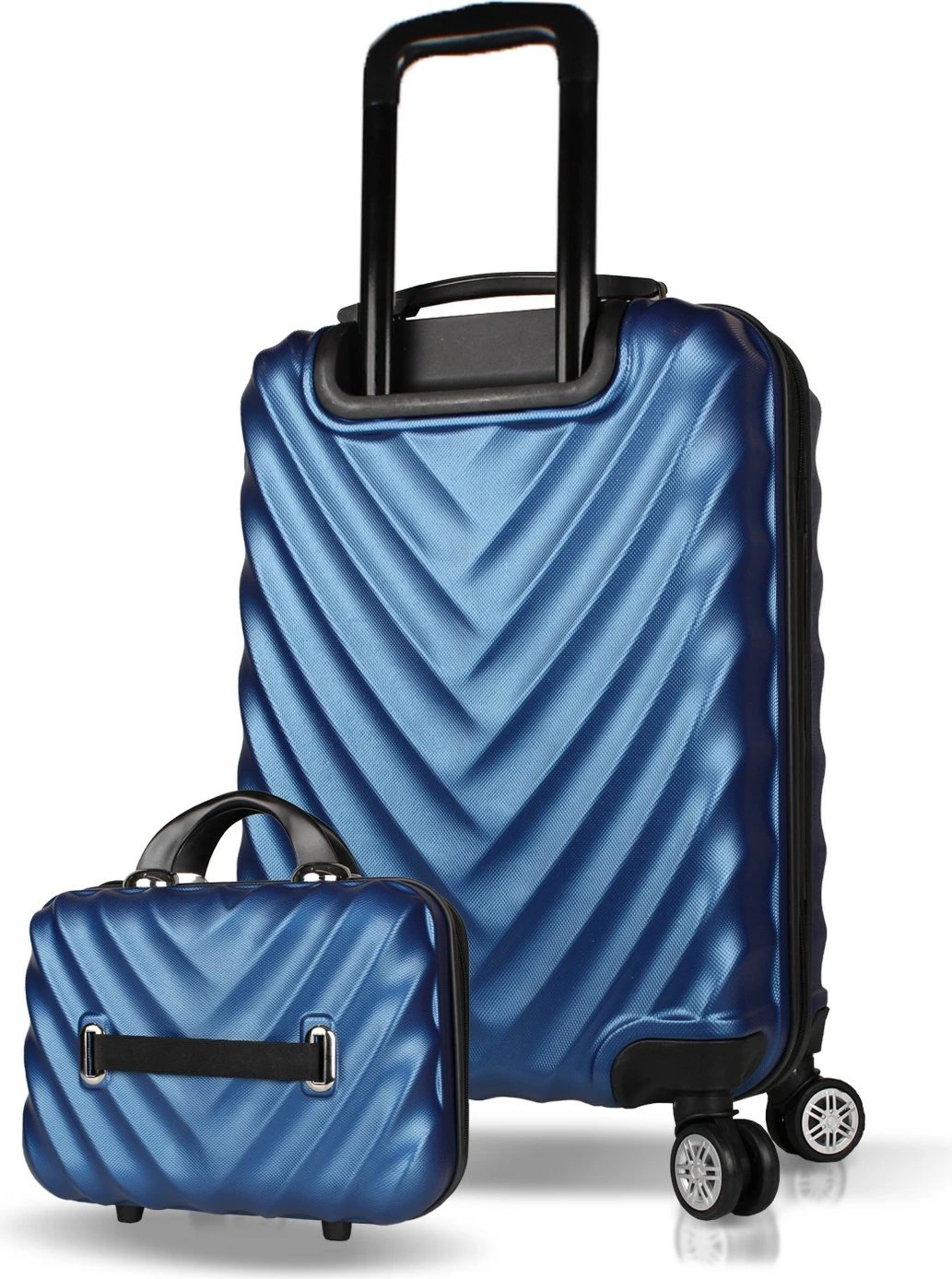 Set valixhesh (2 copë), ngjyrë kaltër e errët, Zoozie Bags, 7378