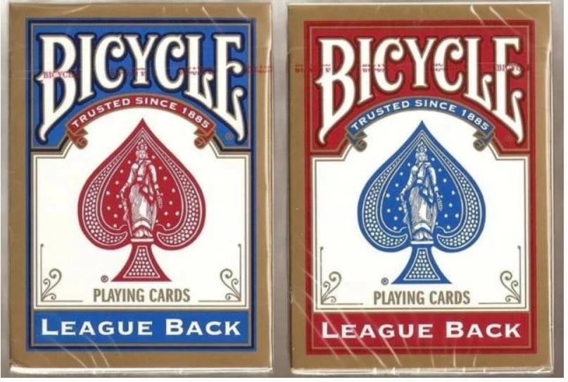 Letra loje Bicycle League Back, dy ngjyra (kuqe ose kaltër), 1 copë