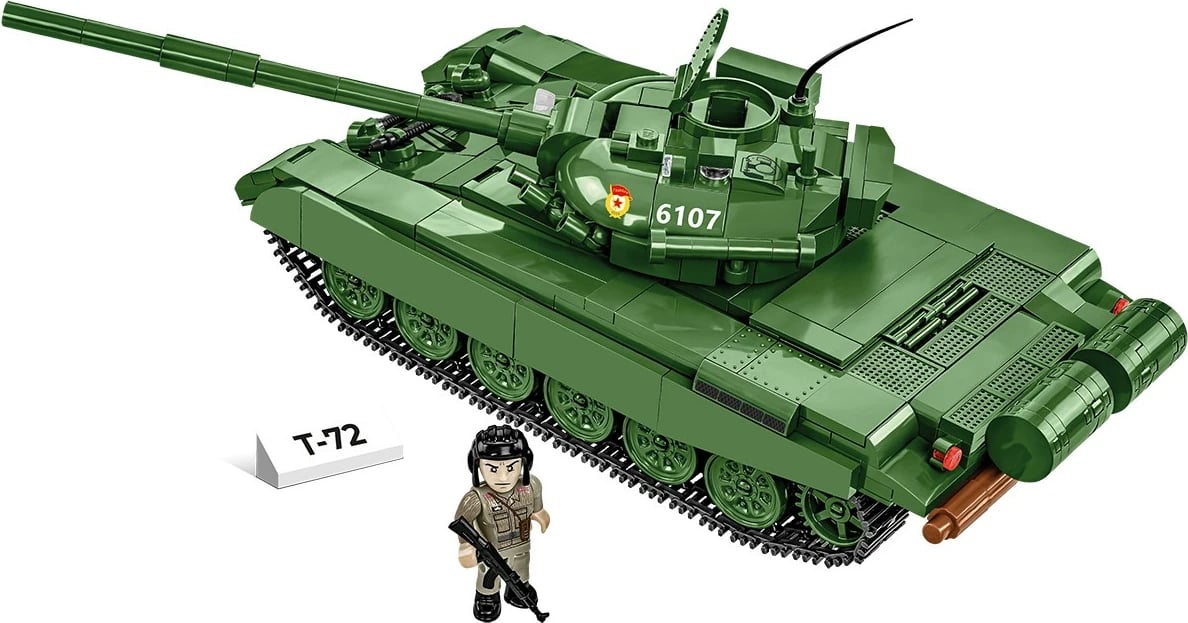 Set lodrash ndërtimi Cobi Klocki T-72 Armed Forces, 680 pjesë, me figurë, Jeshile Set lodrash ndërtimi Cobi Klocki T-72 Armed Forces, 680 pjesë, me figurë, Jeshile
