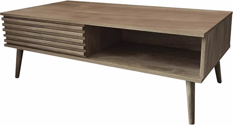 Tavolinë kafeje Kiros, një sirtar, ngjyrë natyrale, 119x59x41.5