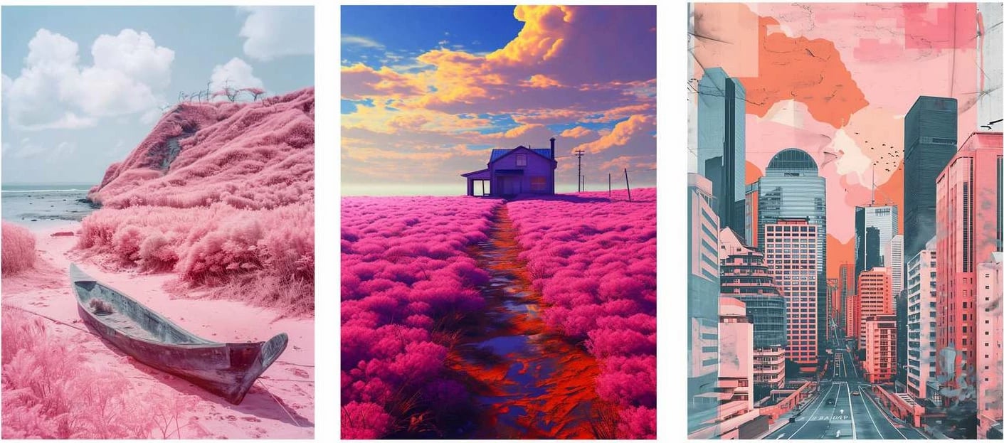 Pikturë dekorative me kornizë MDF (3 copë), Wallity, Mp3-00115, 21x30cm