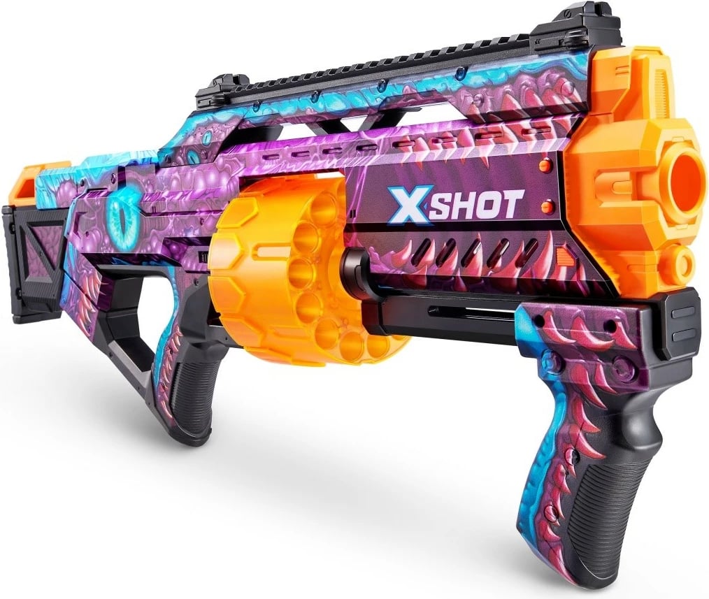 Blaster lodër ZURU X-Shot SKINS Last Stand Enigma, 16 shigjeta, shumëngjyrësh