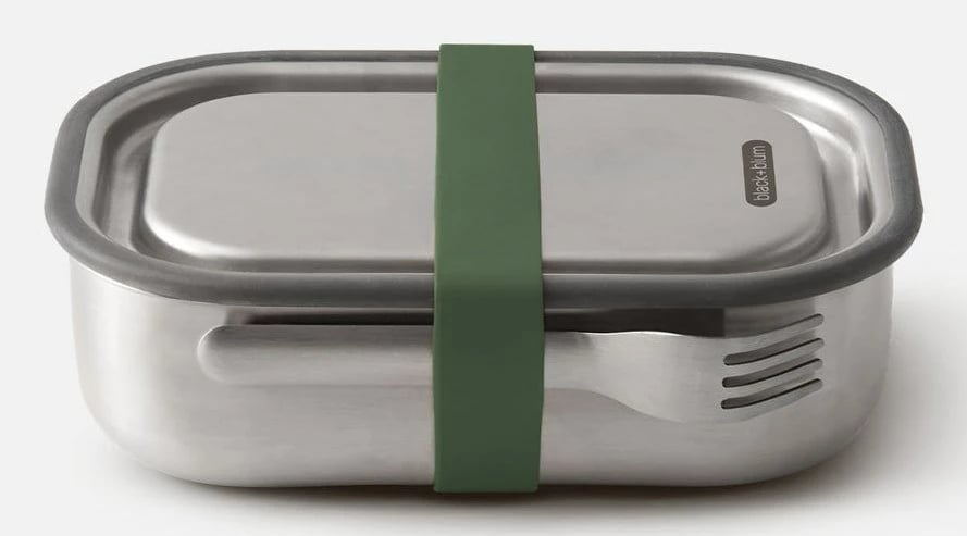 Kuti ushqimi BLACK+BLUM BAM-SS-L010, 1L, çelik inox, drejtkëndëshe, Olive