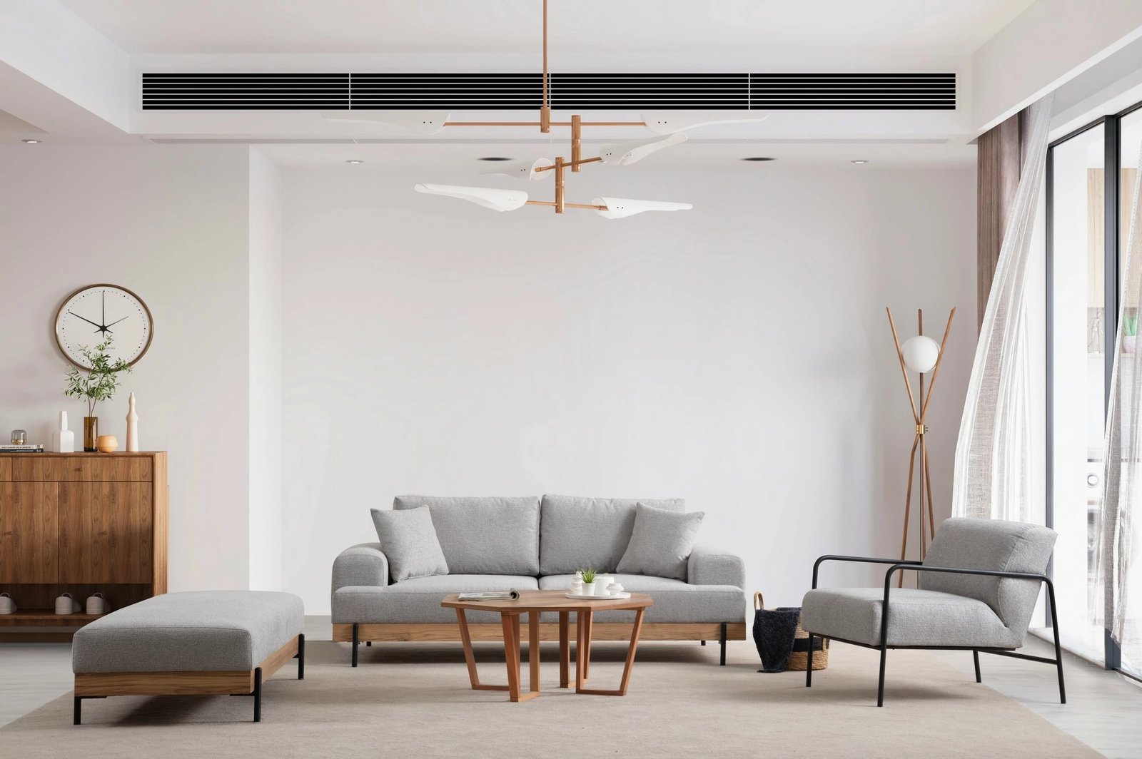 Pouf Atelier del Sofa, ngjyrë gri, Eti Oak Pouf