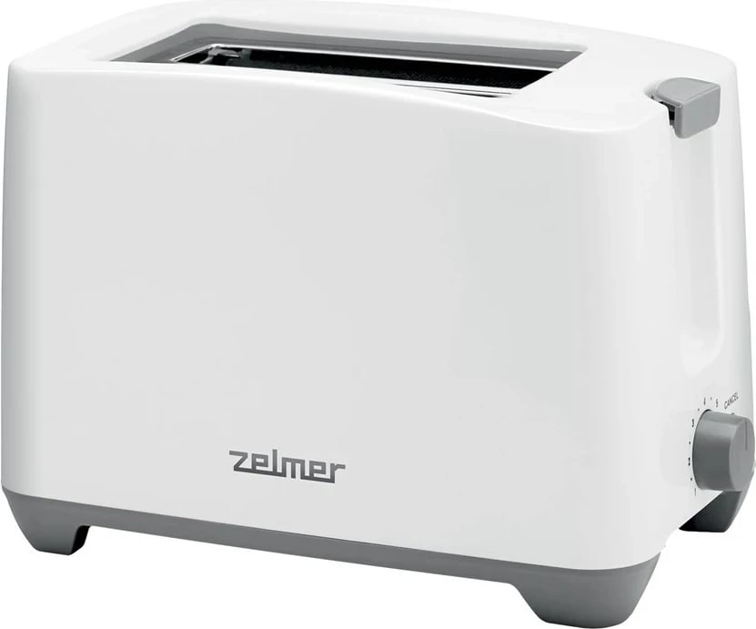 Tostues Zelmer ZTS 7386, 2 feta, 750 W, Bardhë