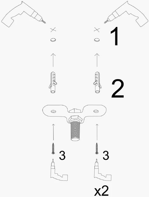 Llambë tavani industriale Opviq, Tel - 6696, e zezë, diametër 160cm, lartësi 130cm