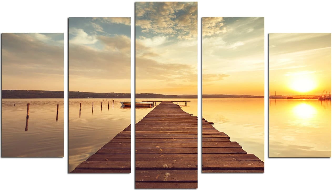 Pikturë dekorative MDF, 5 pjesë, Wallity, 5DMDF-26