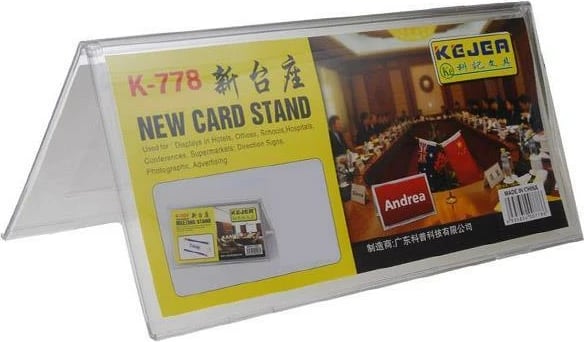 Stendë akrilike NEXT, Tipi L, H4.5x7.5cm