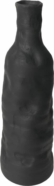 Vazo ORENDA, qeramike, e zezë, 14.3x14.3x43.7cm