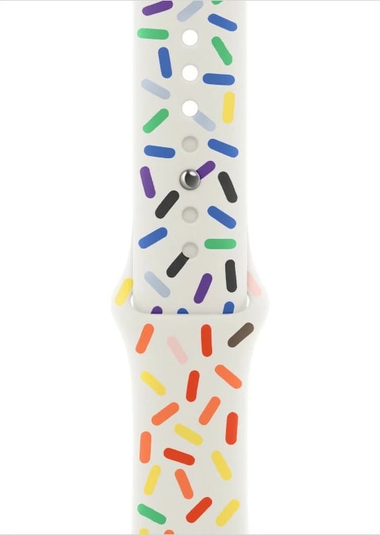 Bandë Apple 45mm Pride Edition SportBand S/M, Multikolor