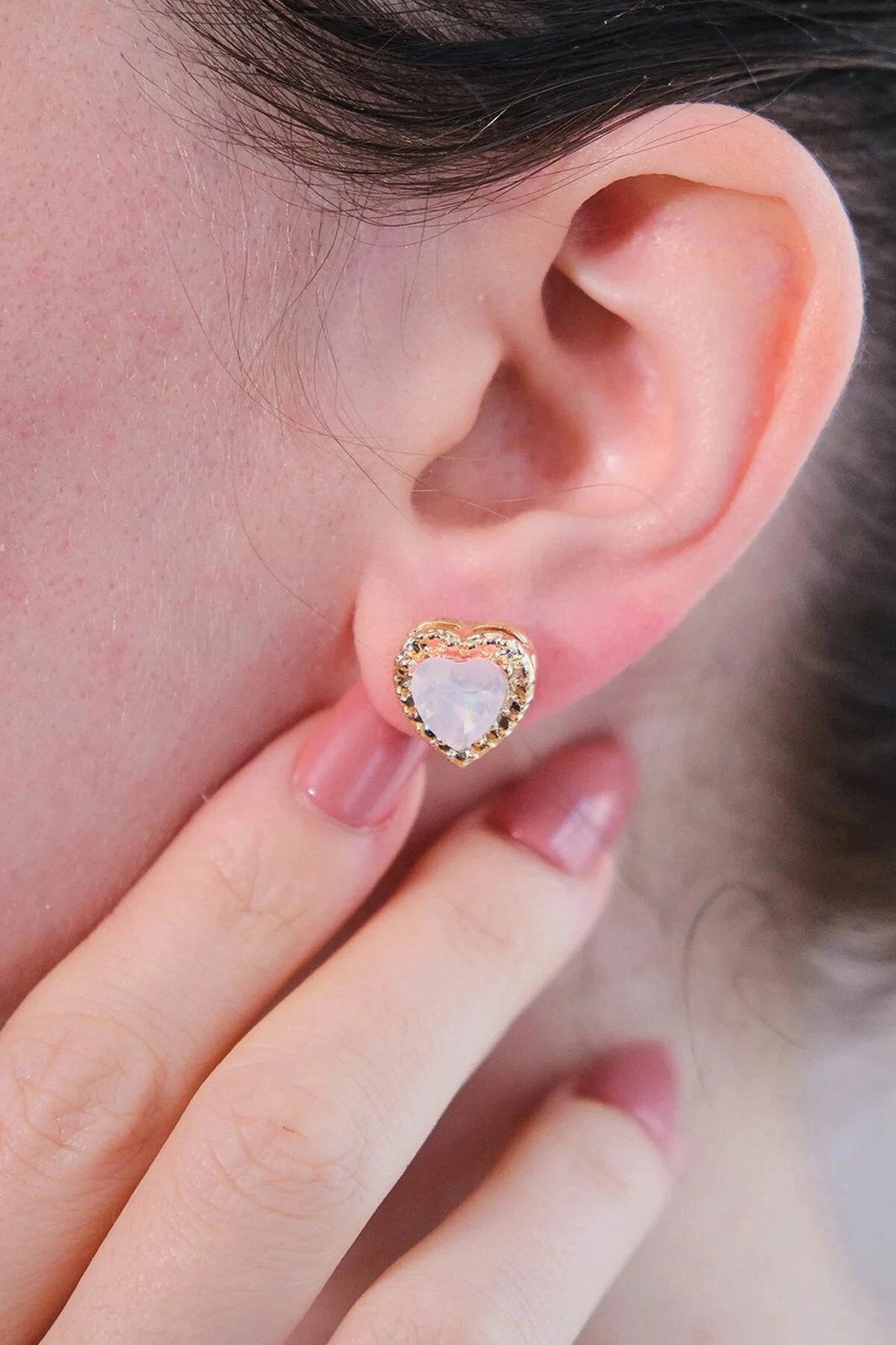 Vathë zemër prej bronzi, ngjyrë ari, Jumeon, një madhësi