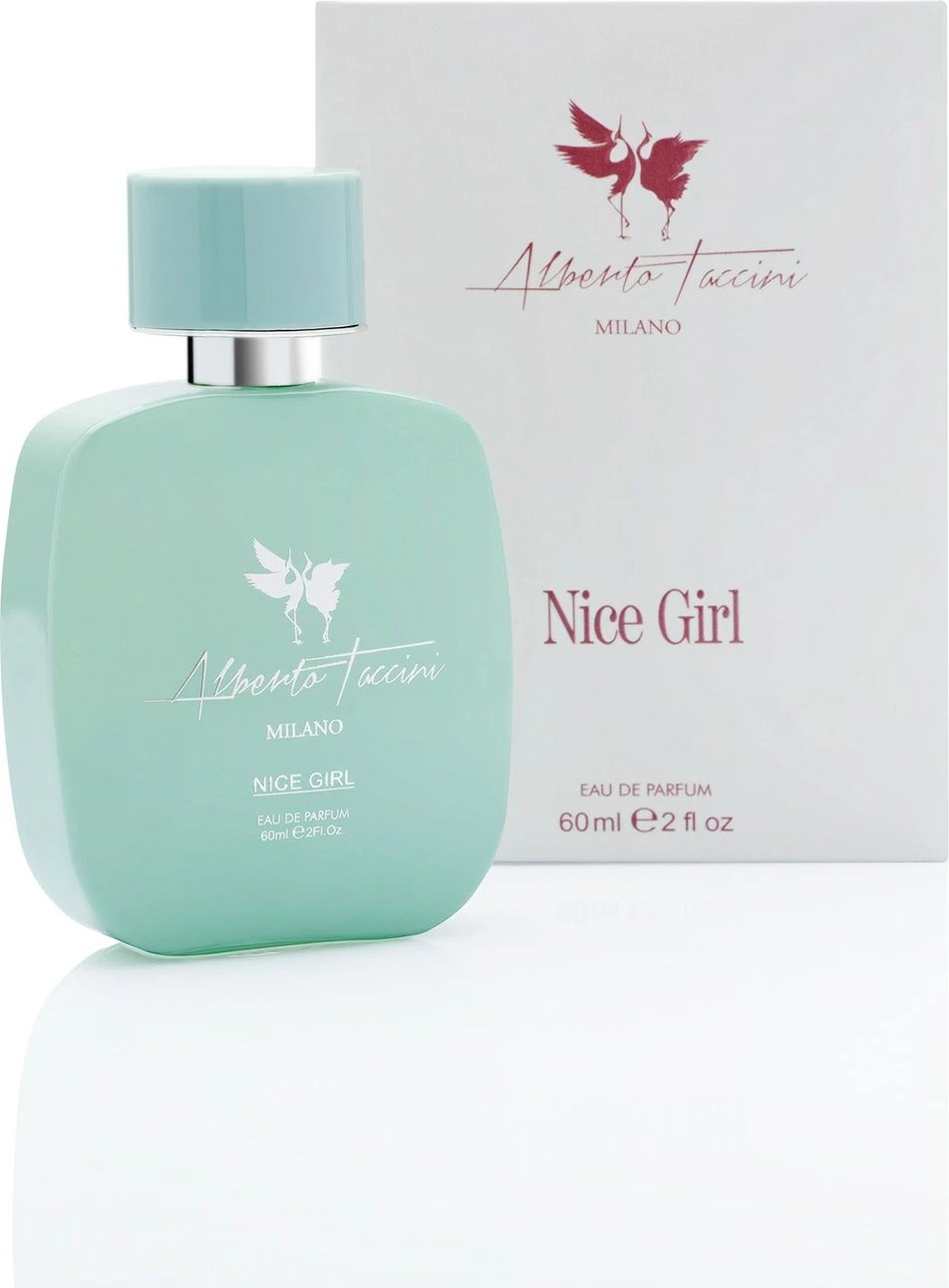 Parfum për gra Alberto Taccini, Nice Girl, ngjyrë mente, 60ml
