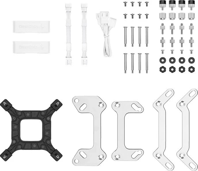 Ftohës i plotë për procesorin DeepCool LT520 WH, 12 cm, i bardhë Ftohës i plotë për procesorin DeepCool LT520 WH, 12 cm, i bardhë