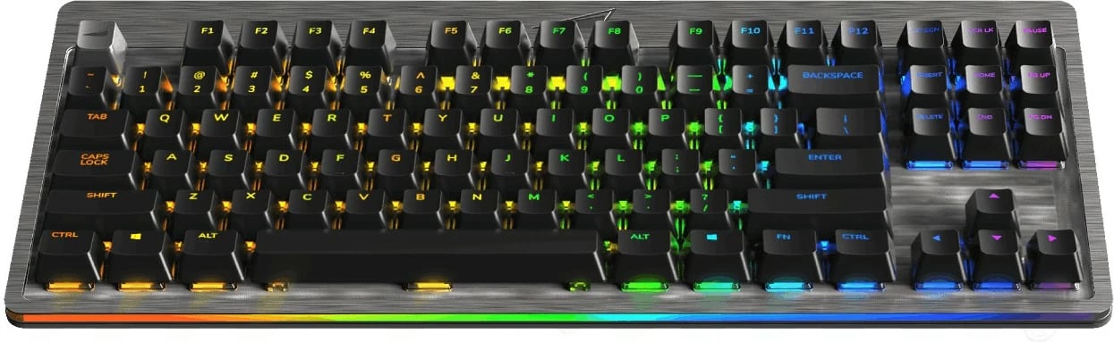 Tastierë mekanike Mountain Everest Core, Wired, USB, RGB LED, Gri