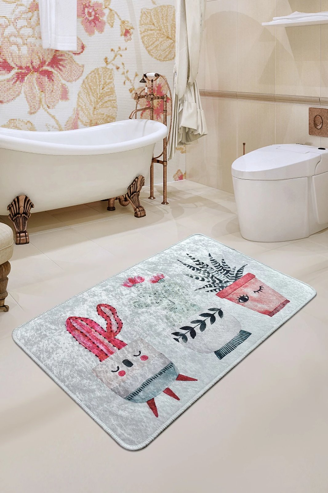 Qilim (60x90) Conceptum Hypnose, Happy Cactus DJT, shumëngjyrësh