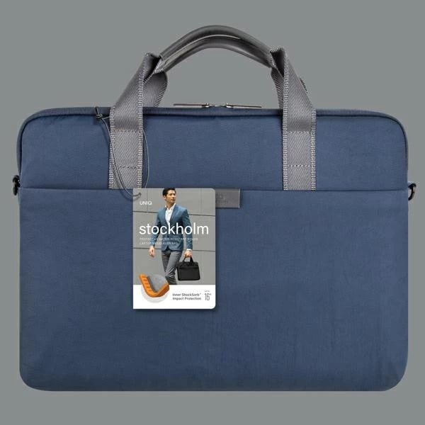 Çantë laptopi UNIQ Stockholm, deri 16", kaltër