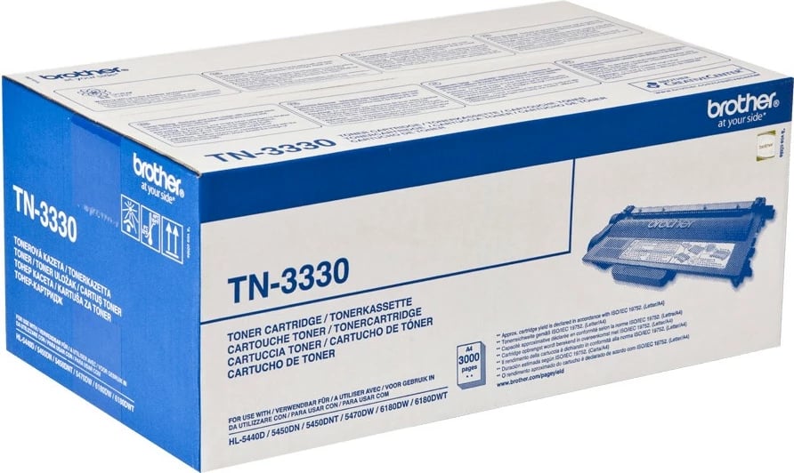 Toner Brother TN-3330, i zi, deri 3000 faqe