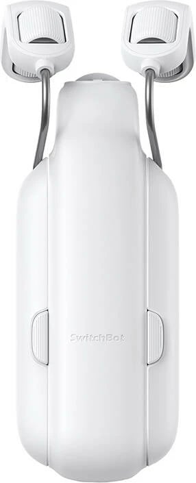 Motor perde SwitchBot Curtain Rod 3, për shufra rrethore Ø15–40 mm dhe U-type, deri 15 kg, Bluetooth (Wi‑Fi me Hub), bateri e rikarikueshme, e bardhë