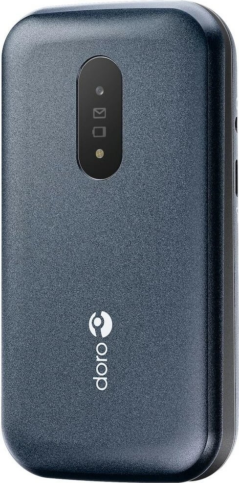 Celular Doro 2820, Clamshell, Single SIM, 2.8", Bluetooth, 1000 mAh, Blu, Bardhë