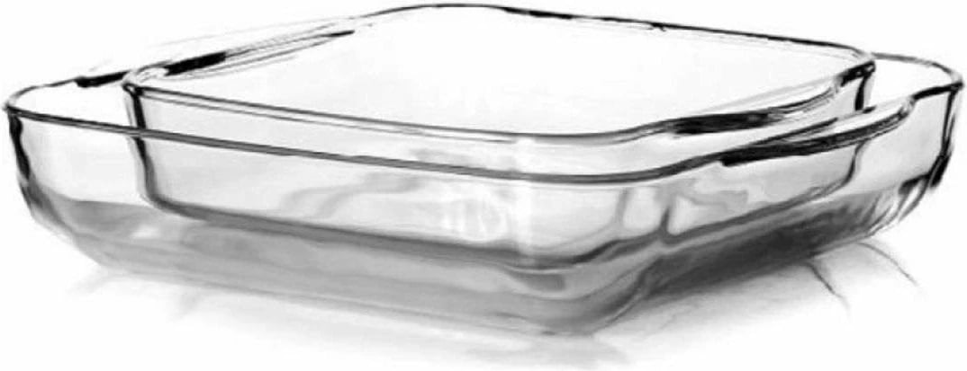 Set pjatash qelqi (2 copë), Hermia Concept, PB-159028 Set pjatash qelqi (2 copë), Hermia Concept, PB-159028