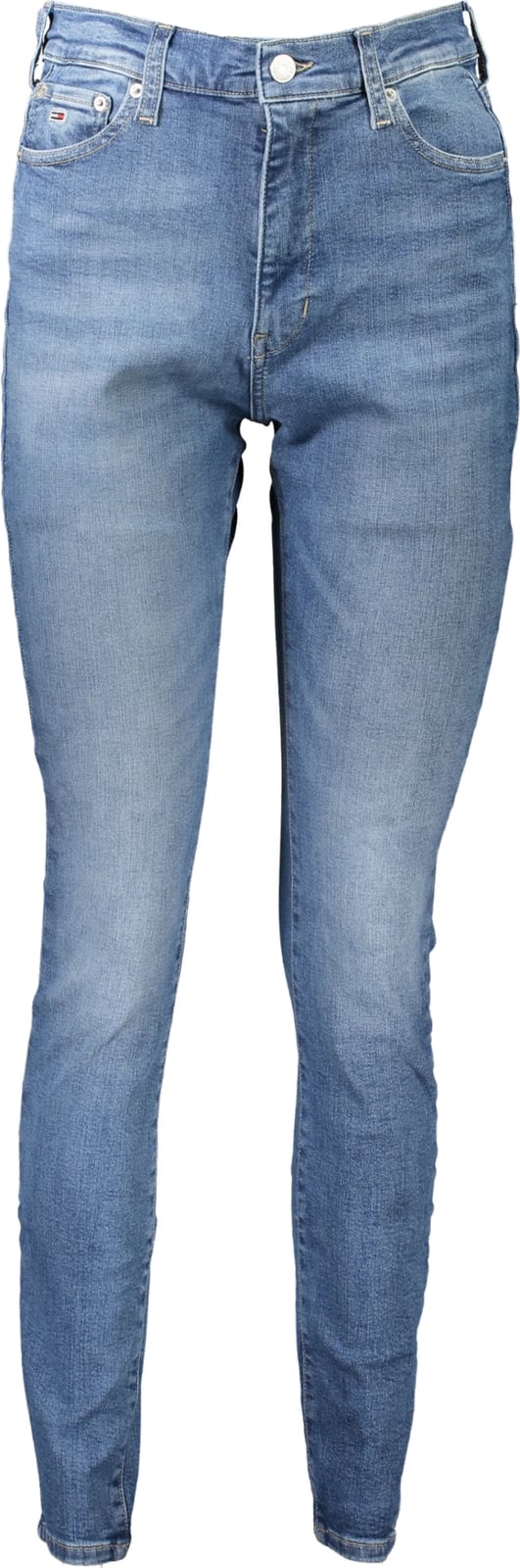Xhinse për femra TOMMY HILFIGER SYLVIA HIGH SUPER SKINNY, blu