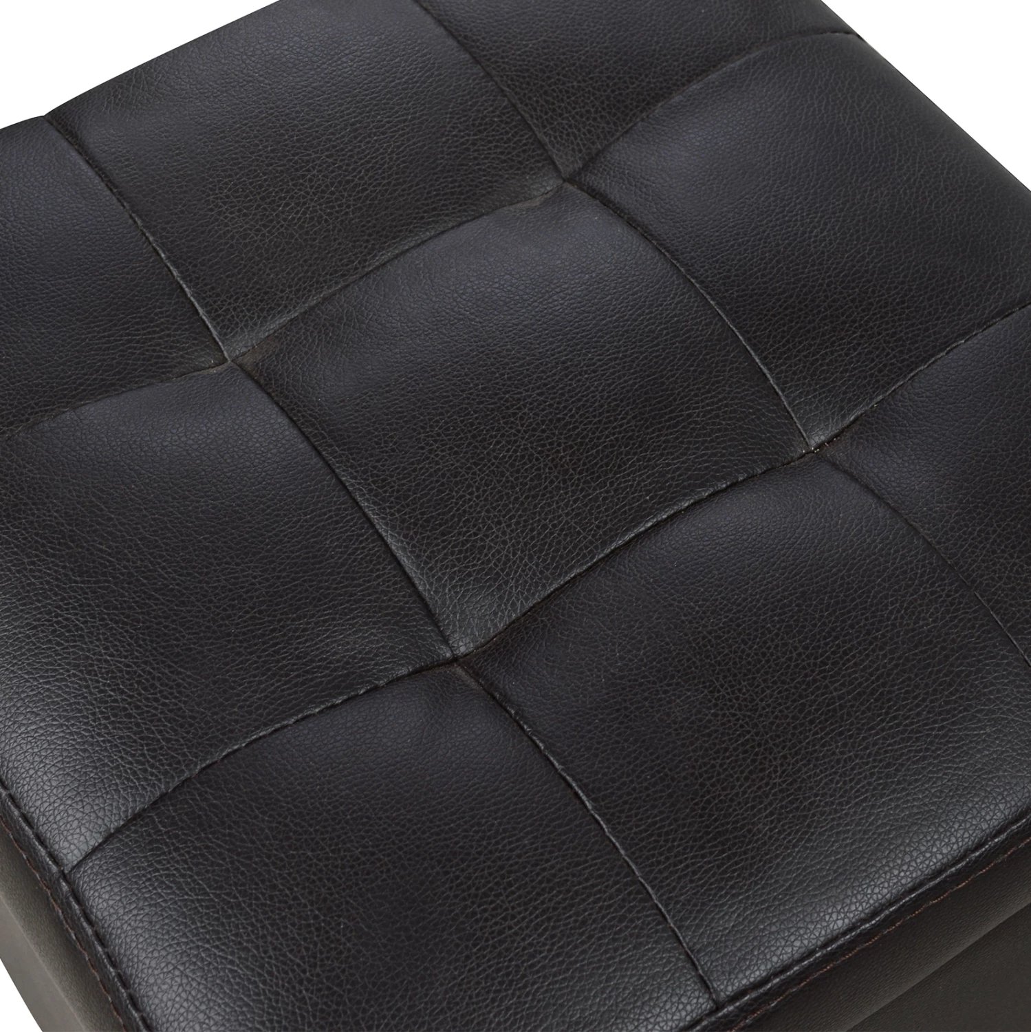 Karrige për bar me hapësirë ruajtëse, kub ngjyrë kafe, FH224.03, 36.5x36.5x36 cm