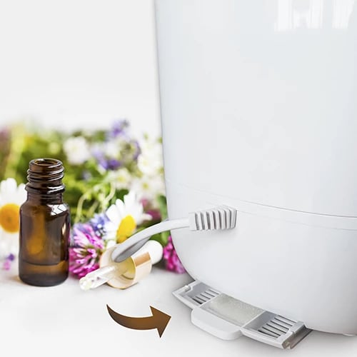 Lagështues ajri, Adler, AD 7966, 4.6L, ultrasonik, LCD, aromaterapi, bardhë/zi