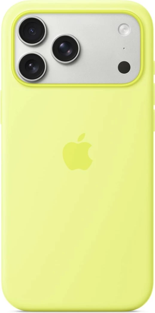Mbështjellës silikon Apple MagSafe për iPhone 17 Pro Max, Neon Yellow