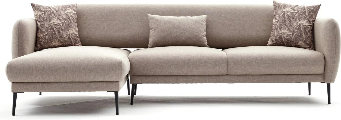 Kënd divan-krevat Venus L, ngjyrë krem